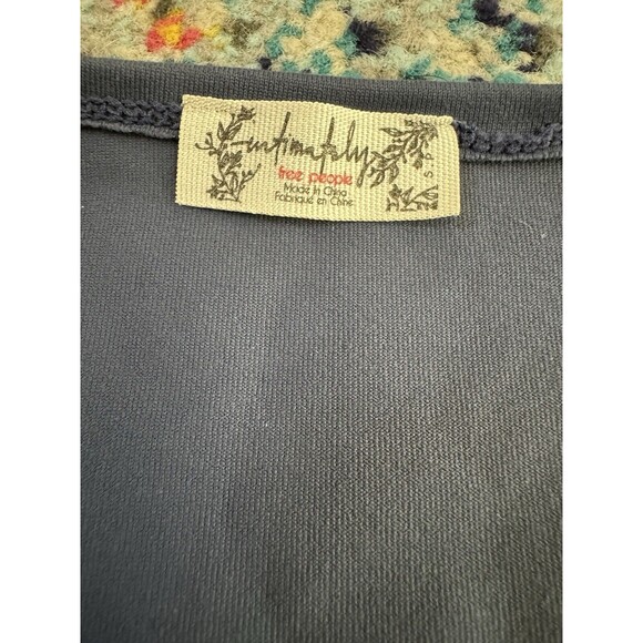 Free People Intimately Blue Short Sleeve Bodysuit Size Small - Picture 3 of 8